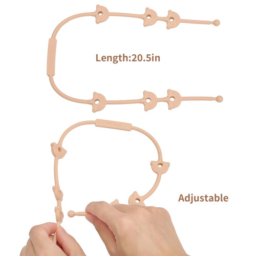 MumEZ Dummy Clip - 5 Pack Pacifier Clips for Boys 2