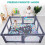 Foldable Baby Playpen with Mat, Playpen for Babies 7