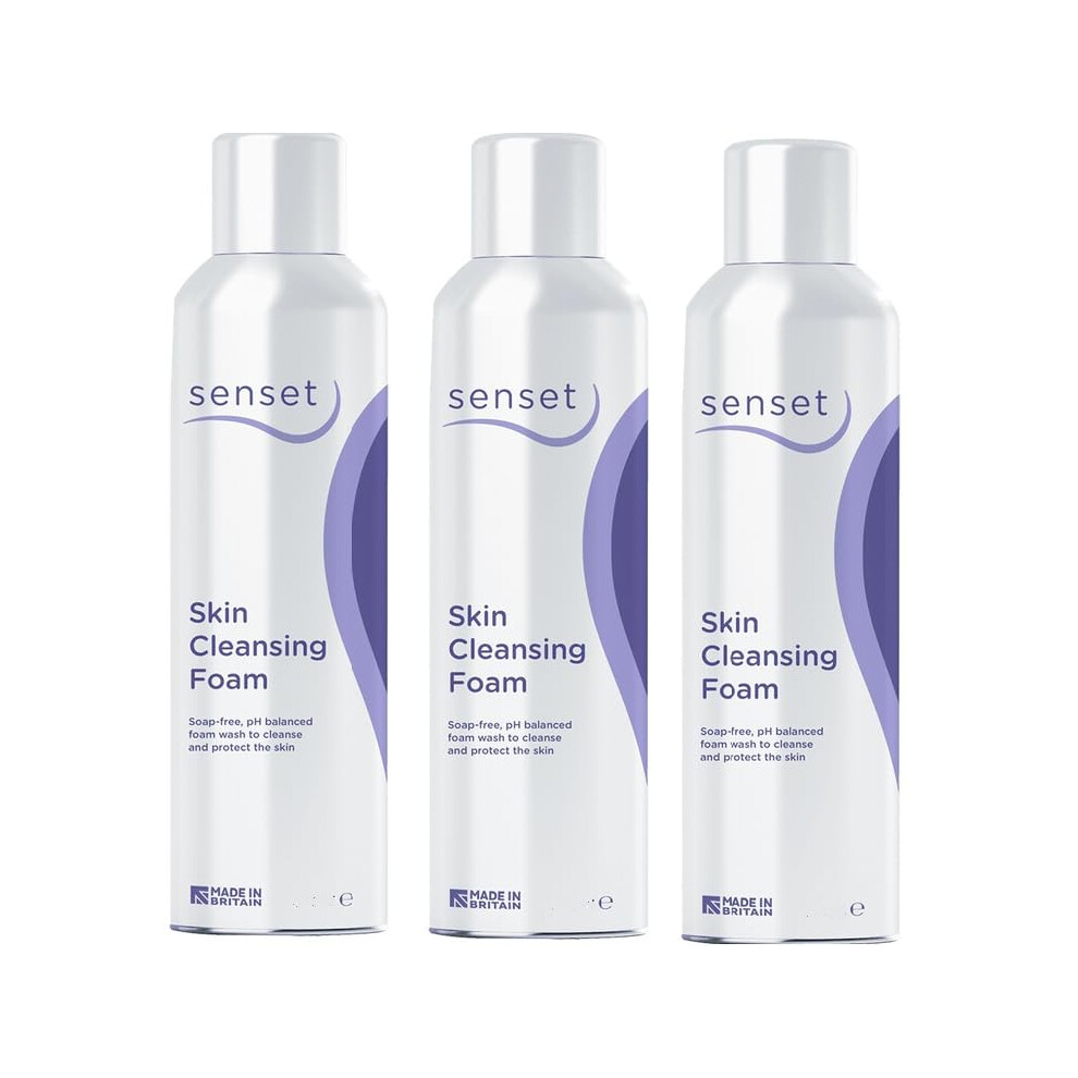 Delgirl Beauty Ltd Senset Skin Cleansing Foam, 200Ml, Pack Of 3