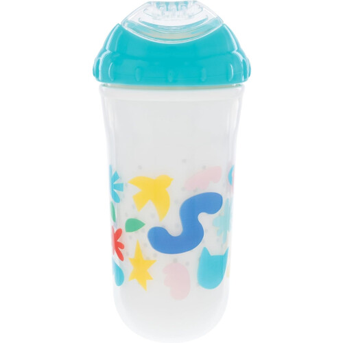 Nuby Nûby No-Spill 18 + Months, Insulated Cool Sippe, 2 2