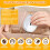 Electric Nail Clipper with LED Light & 2 Speeds, 3 7