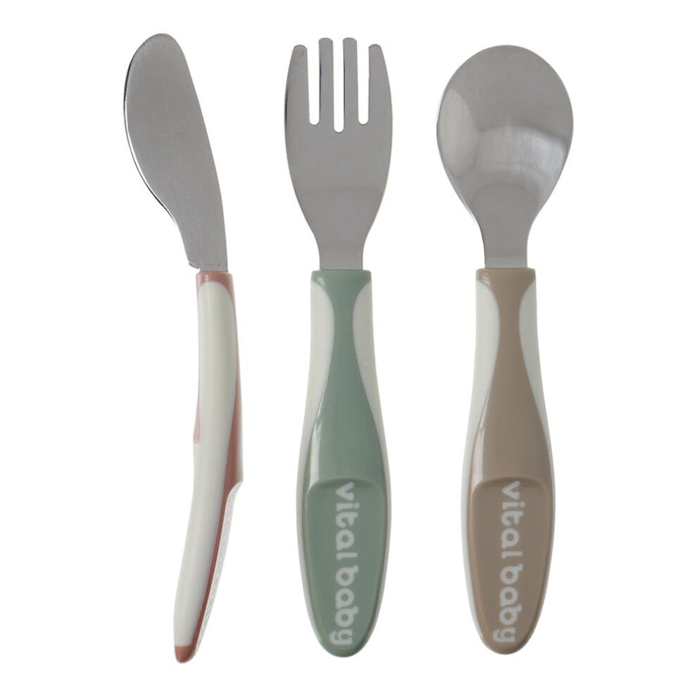 Big Kid Toddler Knife, Fork And Spoon S Vital Baby