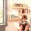 Nursery Shelves, 3- Pack Nursery Book Shelf with H 2