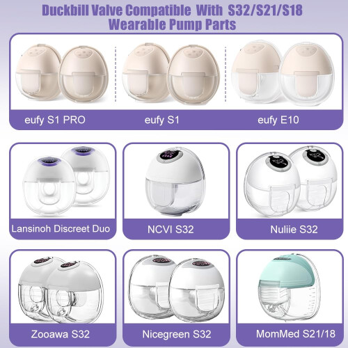 6pcs Duckbill Valves and 4pcs Silicone Diaphragms 1