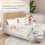 EAQ Foldable Bed Rails,Toddler Bed Guard Swing Dow 6