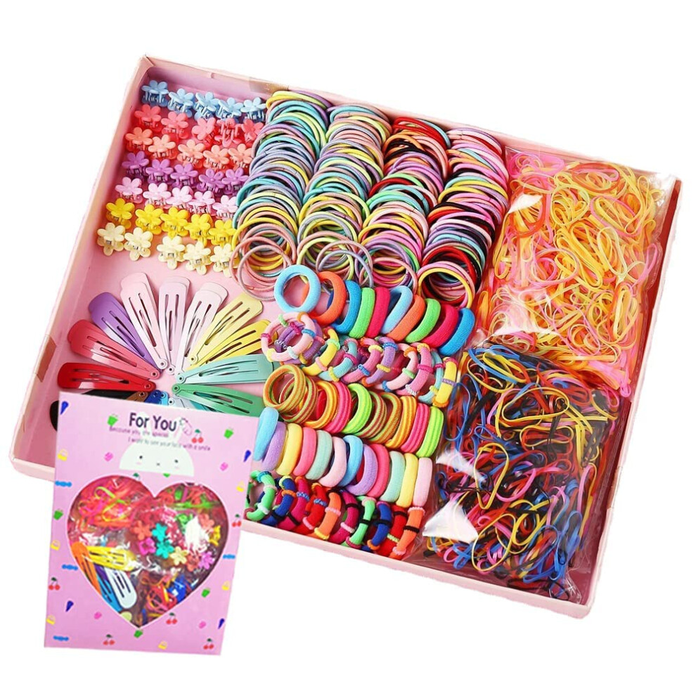 780 Pcs Hair Accessories Set, Bow Hair Cli Esteopt