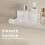 LevalCraft 3 Tier Floating Book Shelves, White Nur 6