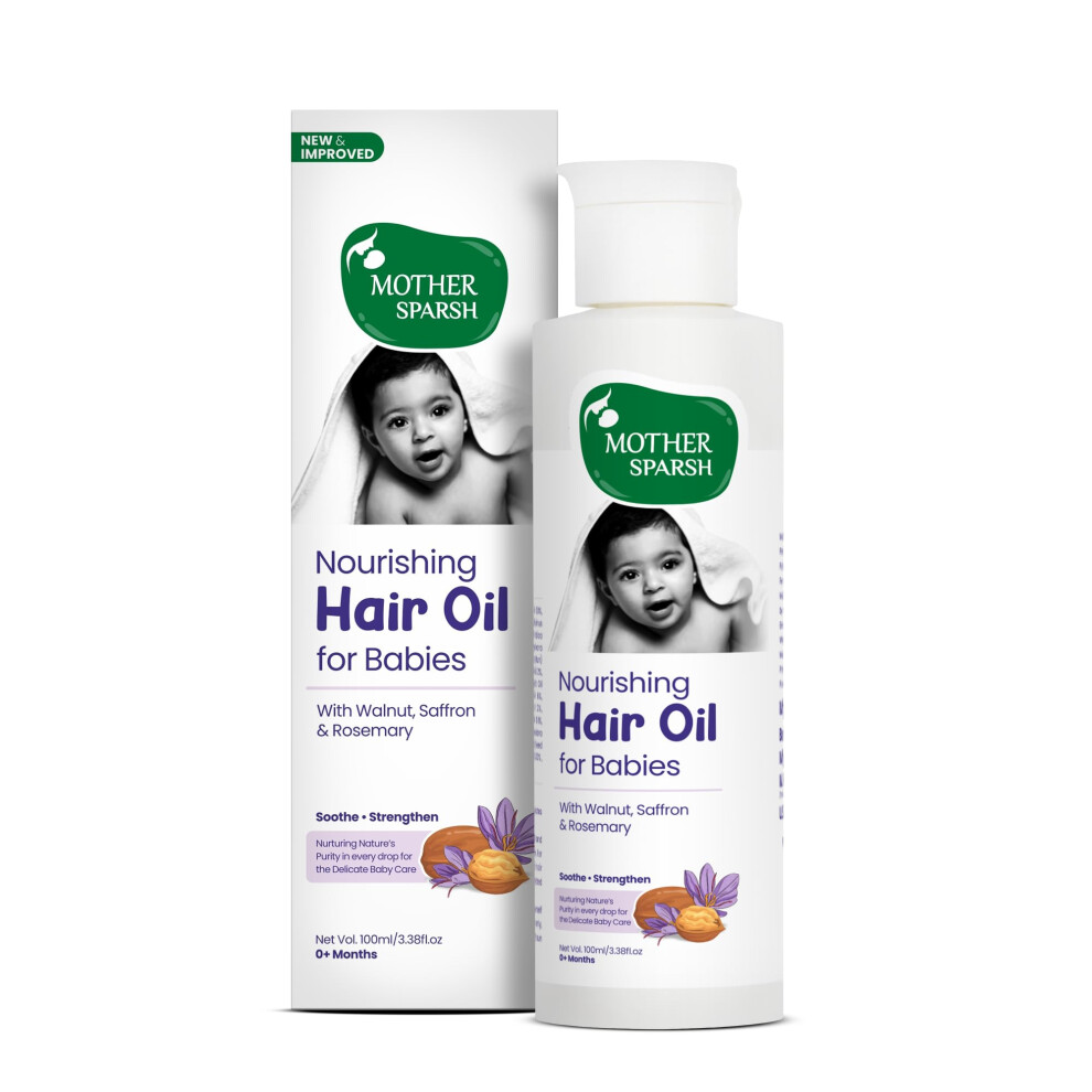 Ayurvedic Baby Hair Oil With 21 Herb Mother Sparsh