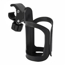 Universal 360 Rotating Cup Holder - Adjustable Drink Bottle Cage for Strollers, Bikes, Wheelchairs & Walkers | Fits Most Prams, Bicycles and Mobilit