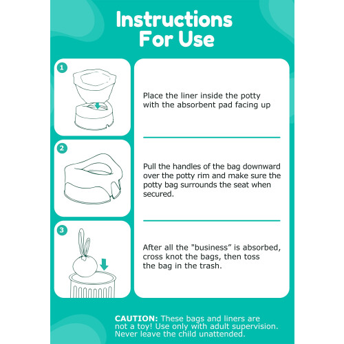 Newnice [60 Counts] Disposable Liners with 200ML A 2