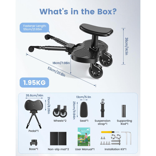 Joycushy Buggy Board, Universal Buggy Board with S 1