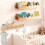 Nursery Shelves, 3- Pack Nursery Book Shelf with H 7