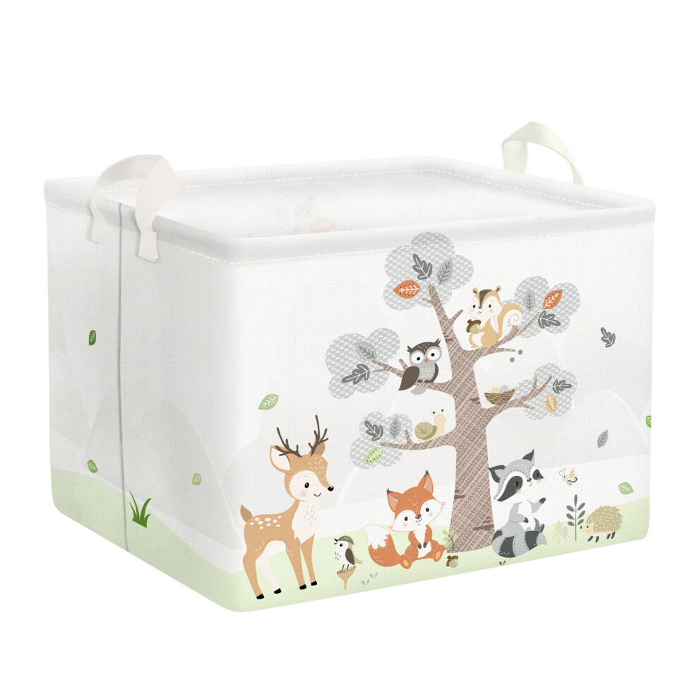 Clastyle Forest Animal Baby Laundry Hamper Collaps