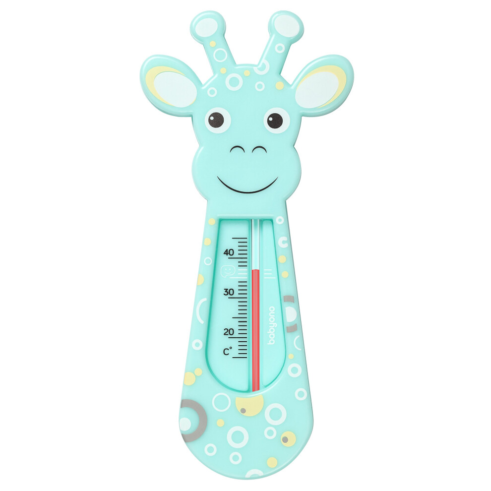 7308 Floating Bath Thermometer Giraffe Yellow Babyono