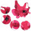 BTSKY Fluff Butterfly Baby Toddler Walking Harness 6