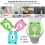 Foldable Potty Toilet Seat, Toilet Training Seats 7