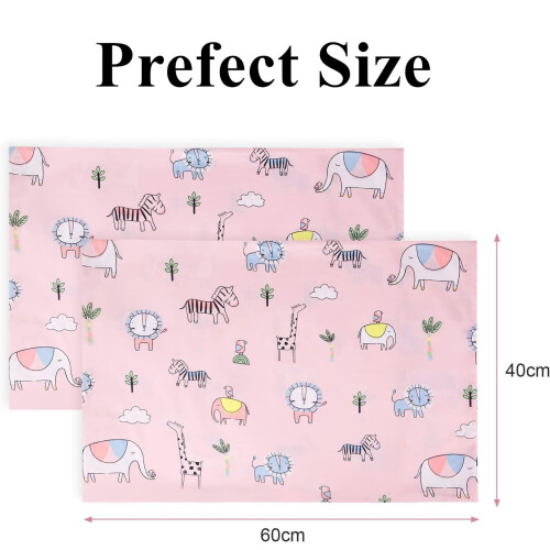 Baby Toddler Pillowcase, 2 Pack 100% Soft Cotton C 1