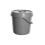 Whitefurze 14 Litre Bucket + Lid Silver (326734) 1