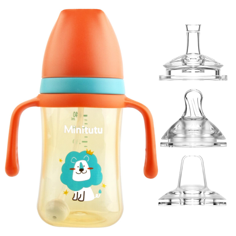 3 In 1 Baby Cups & Sippy Cup With Straw And A Spou Qshare