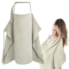 1Pcs Nursing Muslin Soft Breathable Breastfeeding
