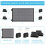 Retractable Baby Gate Replacement Part Set,Baby Ga 3