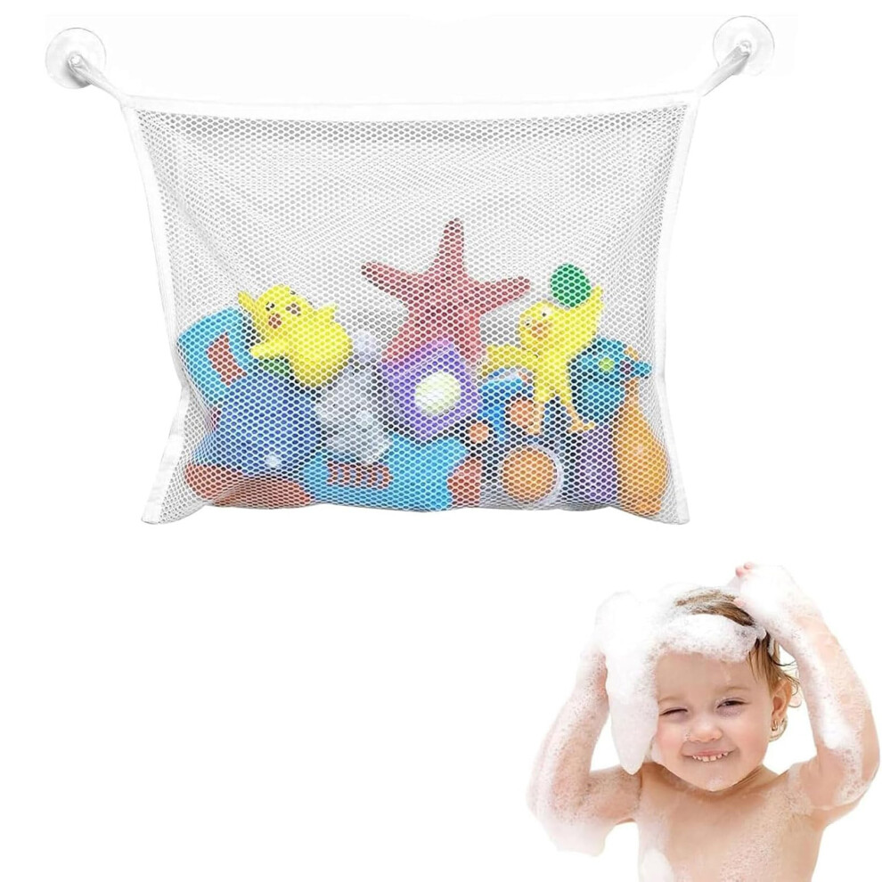 1 Pcs Baby Bath Toy Organiser Net Bag,Kids Bath To Aczyqws