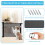 Retractable Baby Gate Replacement Part Set,Baby Ga 4