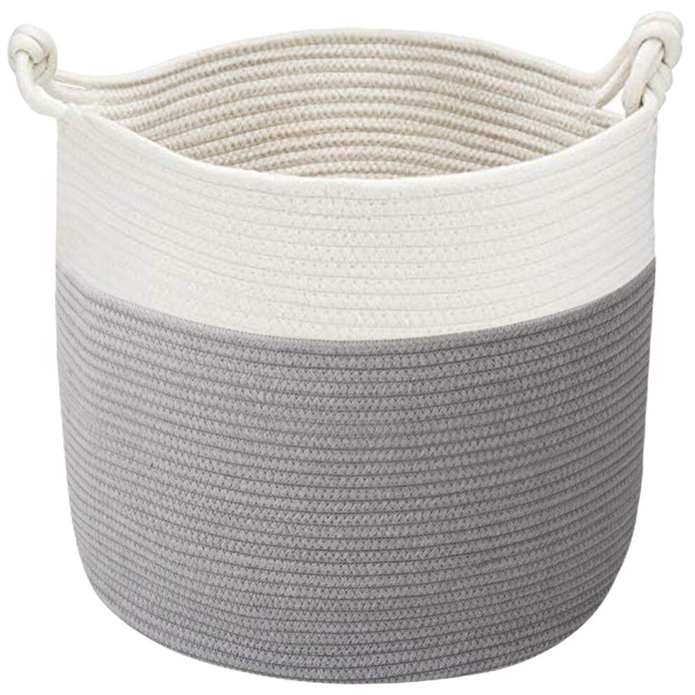Cotton Rope Storage Basket, Small Laundry Basket, Timeyard