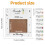 Jonuin Baby Scan Photo Frames with 8-40 Weeks Coun 3