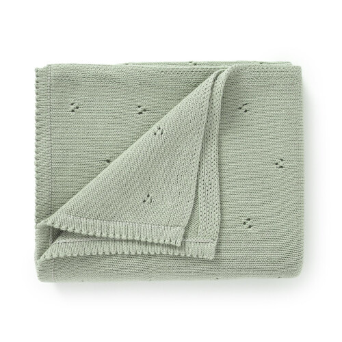 DovFanny Cotton Cellular Baby Blanket Knitted Soft