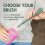 Boon Cacti Bottle Cleaning Brush Set, Terracotta, 4
