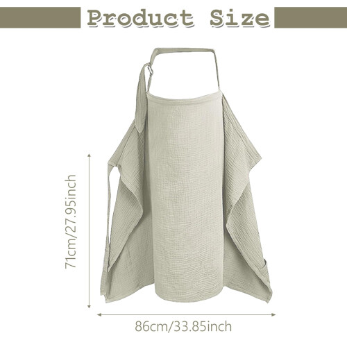 1Pcs Nursing Muslin Soft Breathable Breastfeeding 1