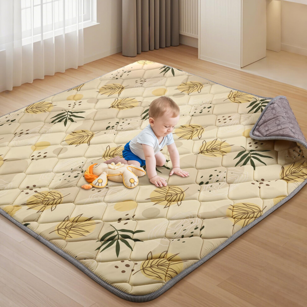 Baby Play Mat, 127X127cm Baby Mats For Floo Tuocal