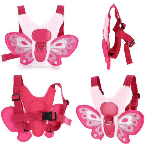 BTSKY Fluff Butterfly Baby Toddler Walking Harness 1