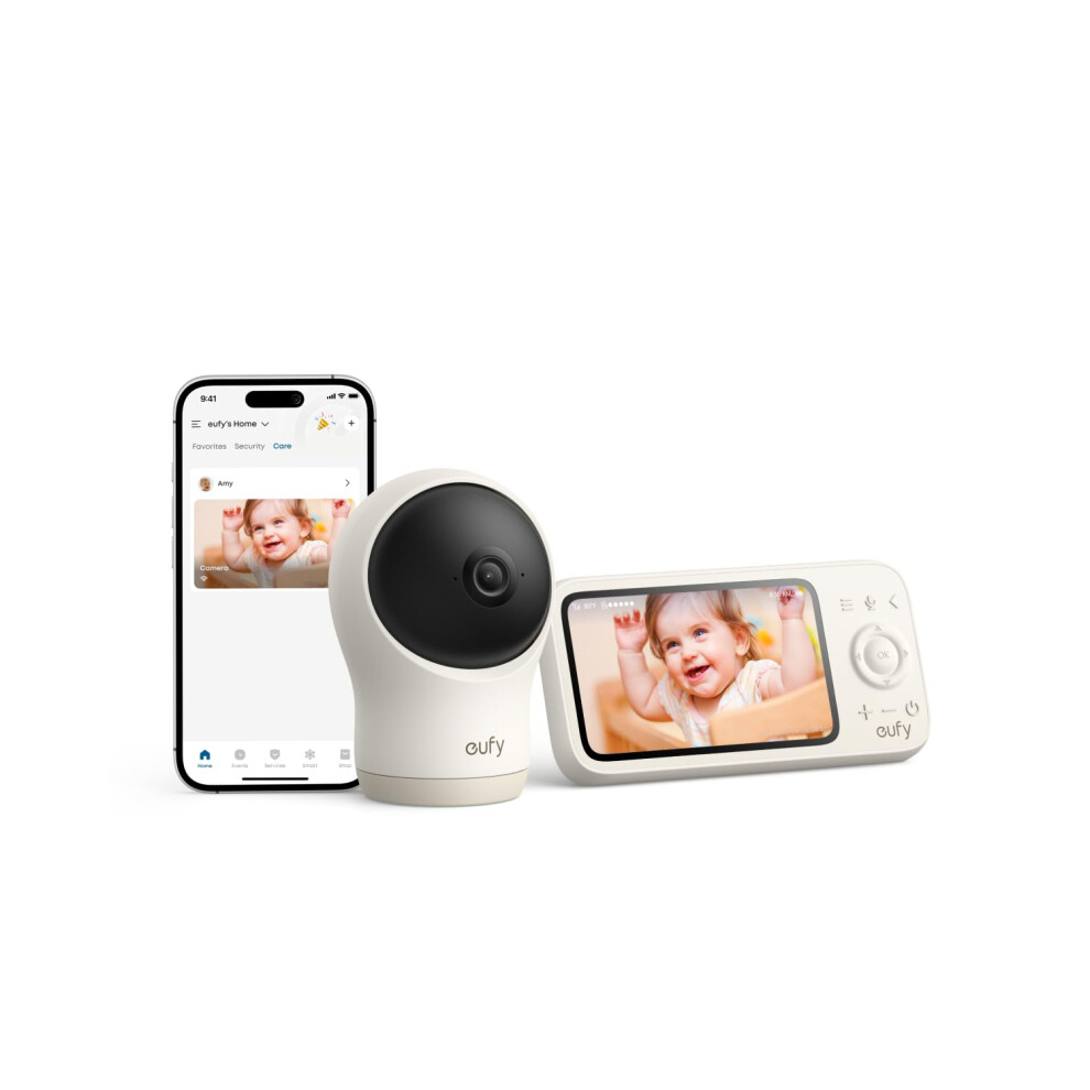 Eufy Baby Monitor C10 With 2K Hd Camera, 4.5" 480P Eufy Security