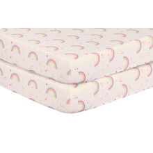 100% Egyptian Cotton Cot Bed Fitted Sheet Thread C