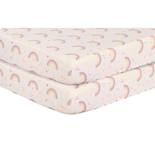 100% Egyptian Cotton Cot Bed Fitted Sheet Thread C