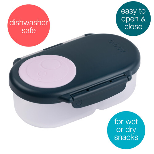 b.box Snack Box | Mini Bento Box with 2 Leakproof 2