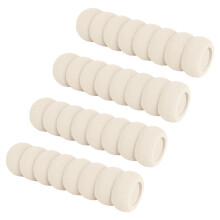 SYEYCW 4 Pcs Door Handle Protective Cover, Beige Soft Foam Safety Cover Guard, Handle Anti-Collision Knob Protectors, High-Resilience Protective Knob