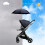 LIHAO 72cm Pram Parasol with Adjustable Fixing Cla 6