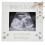 Widdop and Co Baby Scan Frame - White with Grey He 1