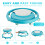 Baby Walker, Foldable Multi-Function Anti-Rollover 2