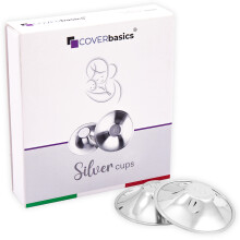 COVERbasics Silver Nipple Shields for Breastfeedin