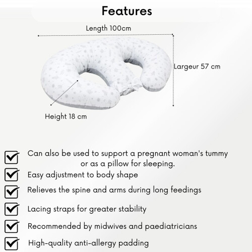 Bellochi Maternity and Nursing Pillow for Twins - 2