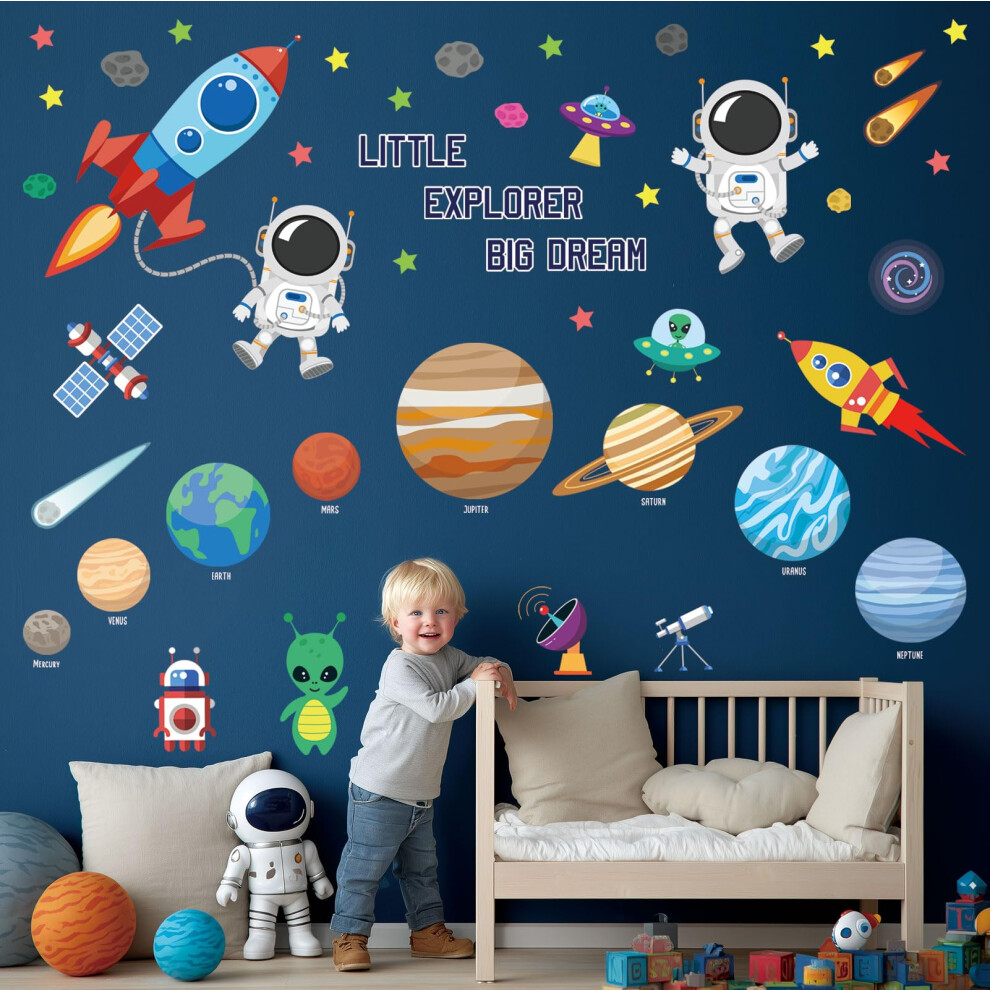 Decowall Dsl-8058 Outer Space Wall Sticker Decals