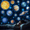 Solar System Wall Decals Glow in The Dark Stars 78 1