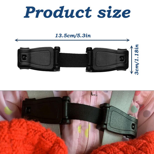 Secure 2Pcs Anti Escape Car Seat Strap Set – Adjus 1