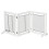 PawHut PawHut Foldable Wooden Pet Gate w/ 3 Panels 2 Supp 1