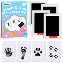 PewinGo XL Size Baby Handprint and Footprint Kit,4