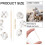 210 Count Cotton Pointed Double Swab, 7CM Cotton S 2